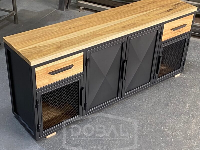Large metal & Wood Floor Unit