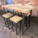 Wood & Metal Table bar