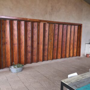 Venue large centre opening wood folding door – QAF